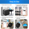 Hidden Spy Camera Charger Fernbedienung Spy Cam IP WIFI Steckdose Netzstecker USB-Ladegerät Versteckte Kamera für Home Security